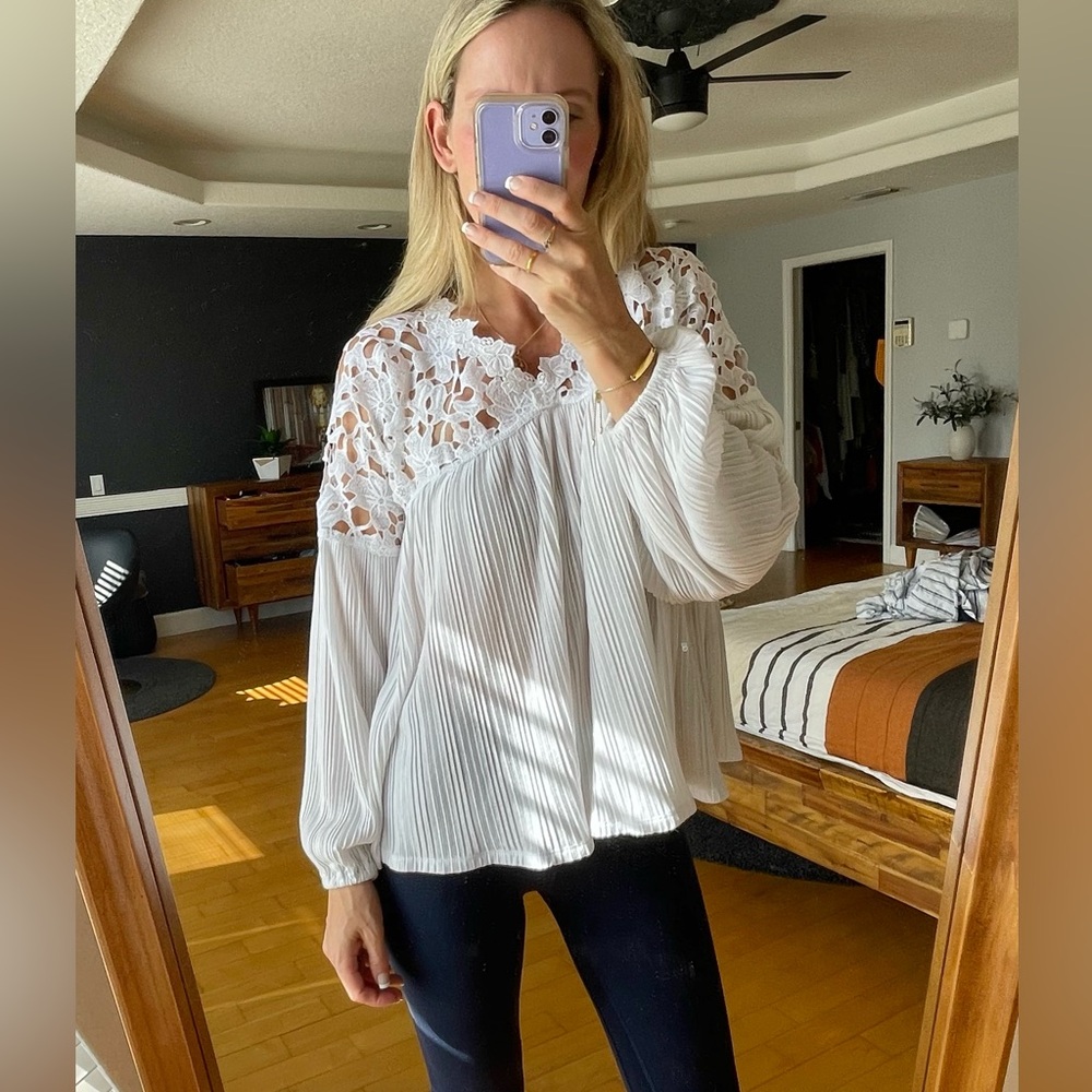 Express white blouse